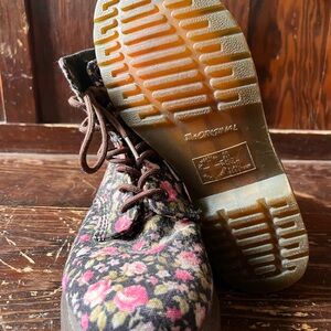 Dr. Martens Floral Lace Up Boots